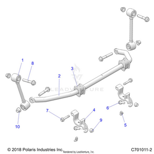 Suspension, Front Stabilizer Bar - G21g4e99nw (c701011-2) Schematic