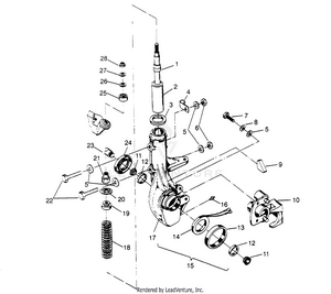 Front Strut Assembly 6x6 300 W948730 (4926792679b004) Schematic