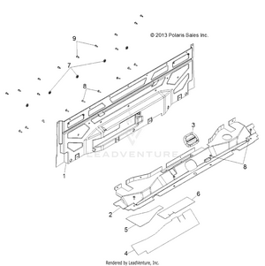 Body, Closeoff, Rear - R141d9jda/2d9jda (49brutuscloseoff13) Schematic