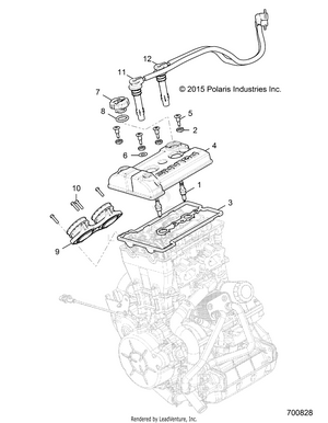 Engine, Throttle Body And Valve Cover - R16rge99a7/ae/av (700828) Schematic