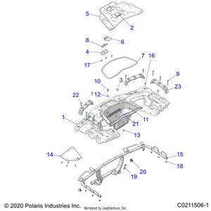 Body, Rear Rack - A21sxz85an (c102165) Schematic