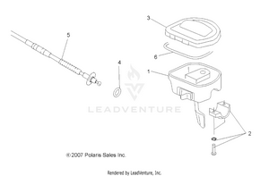 Steering, Controls And Throttle - A09lh46aq/ax/az (49atvcontrols08sp300) Schematic