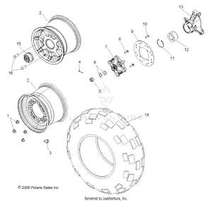 Wheels, Rear - Z14vh76ac/ad/eai/eak/eaj/eal/eaw (49atvwheelrear09rzr) Schematic