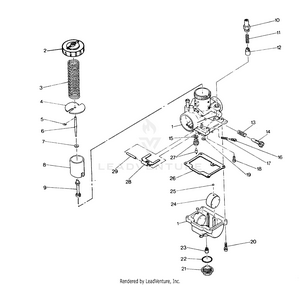 Carburetor Assembly Big Boss 4x6 (4919801980040a) Schematic