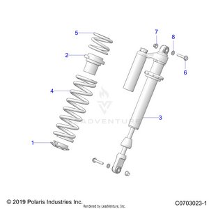 Suspension, Front Shock Mounting, Standard/premium - Z21r4e92ag/as/bg/bs (c0703023-1) Schematic