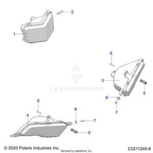 Electrical, Headlights - A21sez57am/an/bm/bn (c0211245-6) Schematic