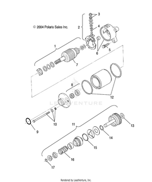 Starting Motor - R05rb50aa/rd50aa/ab/ac/ad/rf50aa/ab (4995359535f06) Schematic
