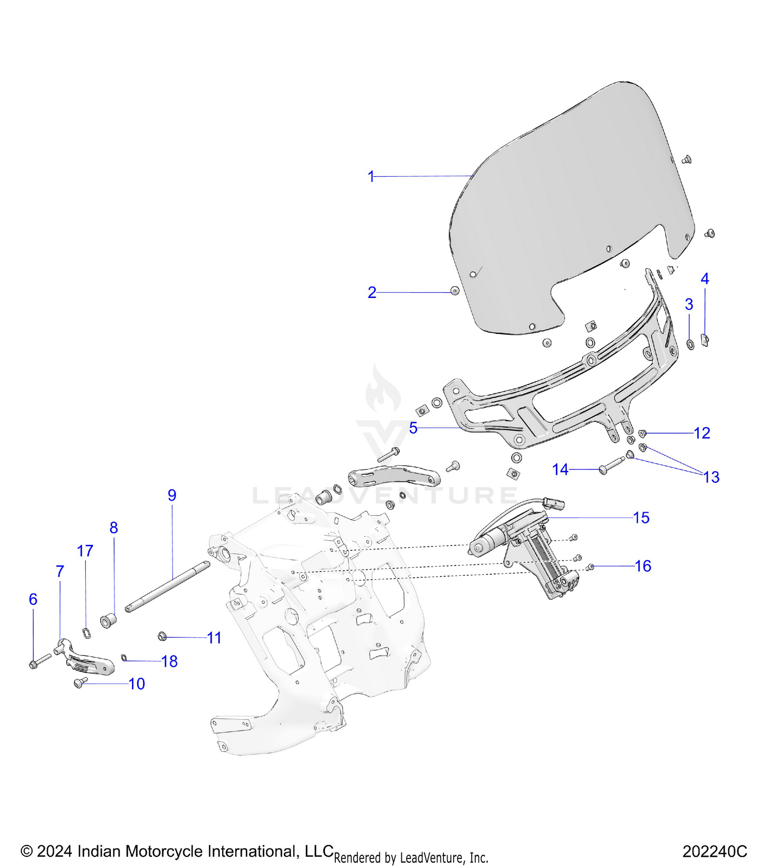 BODY, WINDSHIELD - N26LD4SS/LD6SS ALL OPTIONS (202240C)