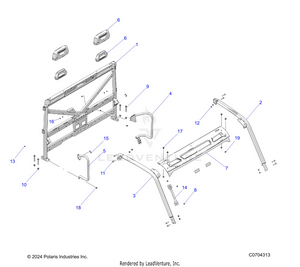 Chassis, Cab Frame - R21rre99a9/ac/ap/aw/b9/bc/bp/bw (c0704313) Schematic