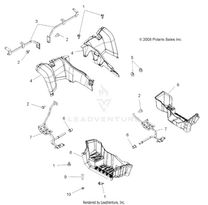 Body, Rear Cab - A09tn50ax/az (49atvcabrr09spx2800) Schematic