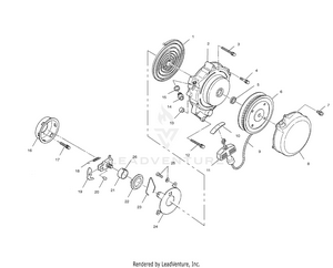 Recoil Starter - A02cg25ca (4969856985c12) Schematic