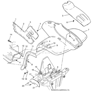Front Cab  Sportsman 500 W97ch50a (4939993999a007) Schematic
