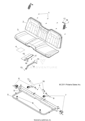 Body, Seat And Base - R12hr76ag/ar (49rgrseat126x6) Schematic