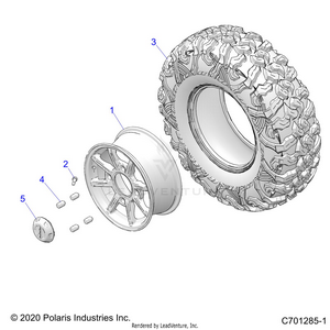 Wheels, Front - Z21rau92an/bn (c701285-1) Schematic