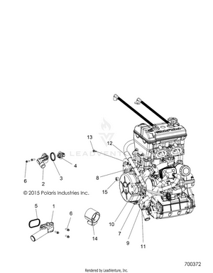 Engine, Cooling, Thermostat And Bypass - R16rt_87 All Options (700372) Schematic
