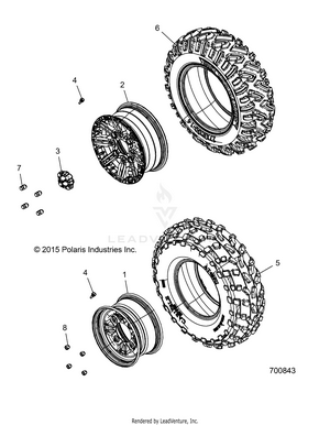 Wheels, Front - R16rge99a7/ae/av (700843) Schematic