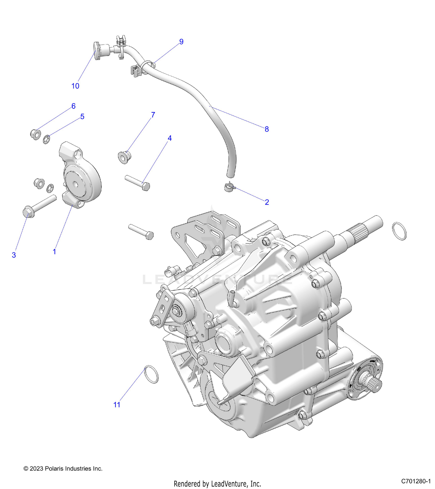 DRIVE TRAIN, MAIN GEARCASE MOUNTING - R26RSE99A9/B9/AF/BF/AH/BH/AB/BB/AS/BS (C701280-1)
