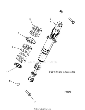 Suspension, Rear Shock Mounting - R16rge99ae (700840) Schematic