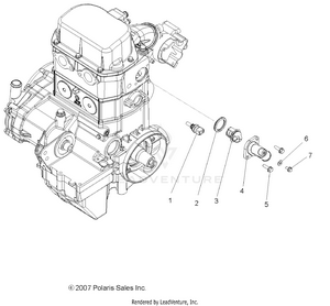 Engine, Manifold And Thermostat - R08vh76ad/ag (49atvmanifold08vista) Schematic