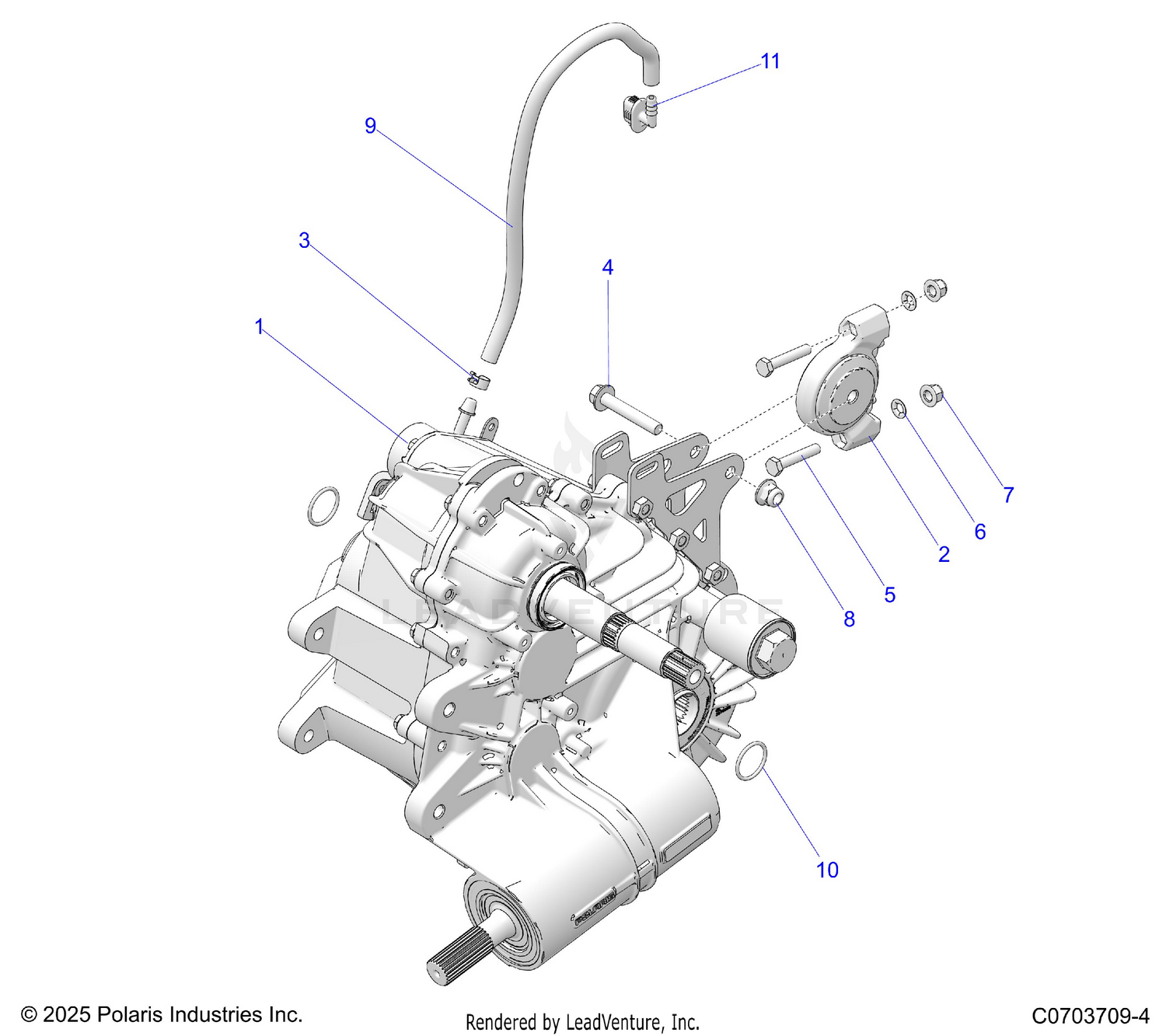 DRIVE TRAIN, MAIN GEARCASE MOUNTING
