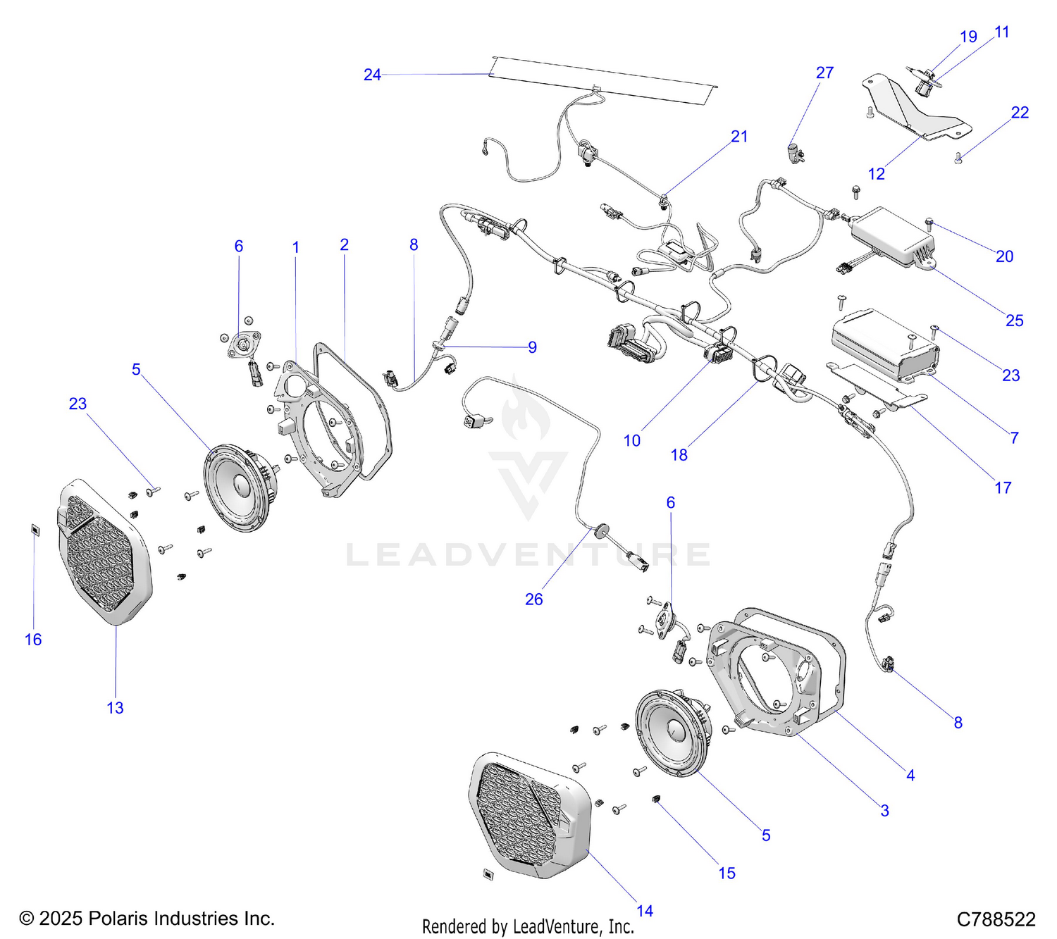 ELECTRICAL, RIDE COMMAND - R26RSV99AK (C788522)