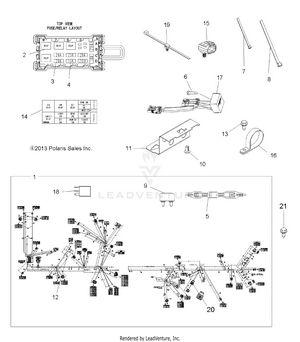 Electrical, Harness - A14tn55fa (49atvharness14spx2550i) Schematic