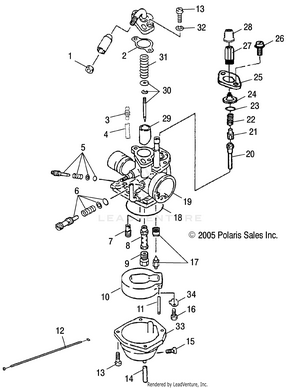 Carburetor - A06fa09ca/cb/cc (4999202309920230a08) Schematic