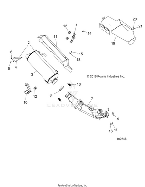 Engine, Exhaust - A17sxa85a1/a7/sxe85ab/am/as/a9 (100746) Schematic