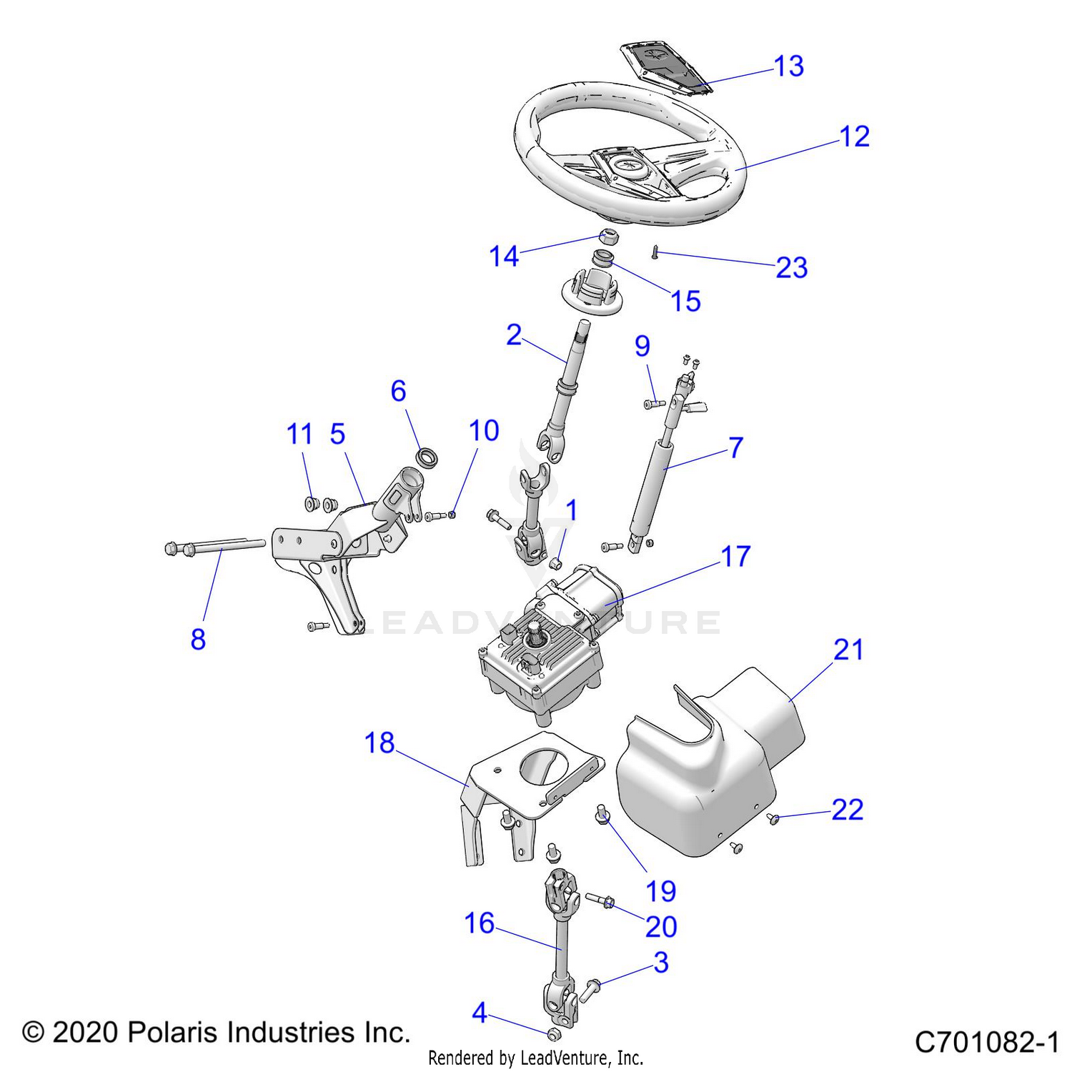 STEERING, POWER STEERING ASM. - Z24A5E87A5(C701082-1)