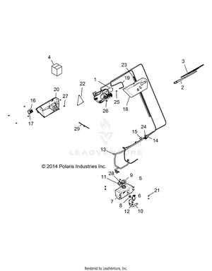 Body, Windshield Wiper - R141d9jda/2d9jda (49bobcatwindshield14wiper) Schematic