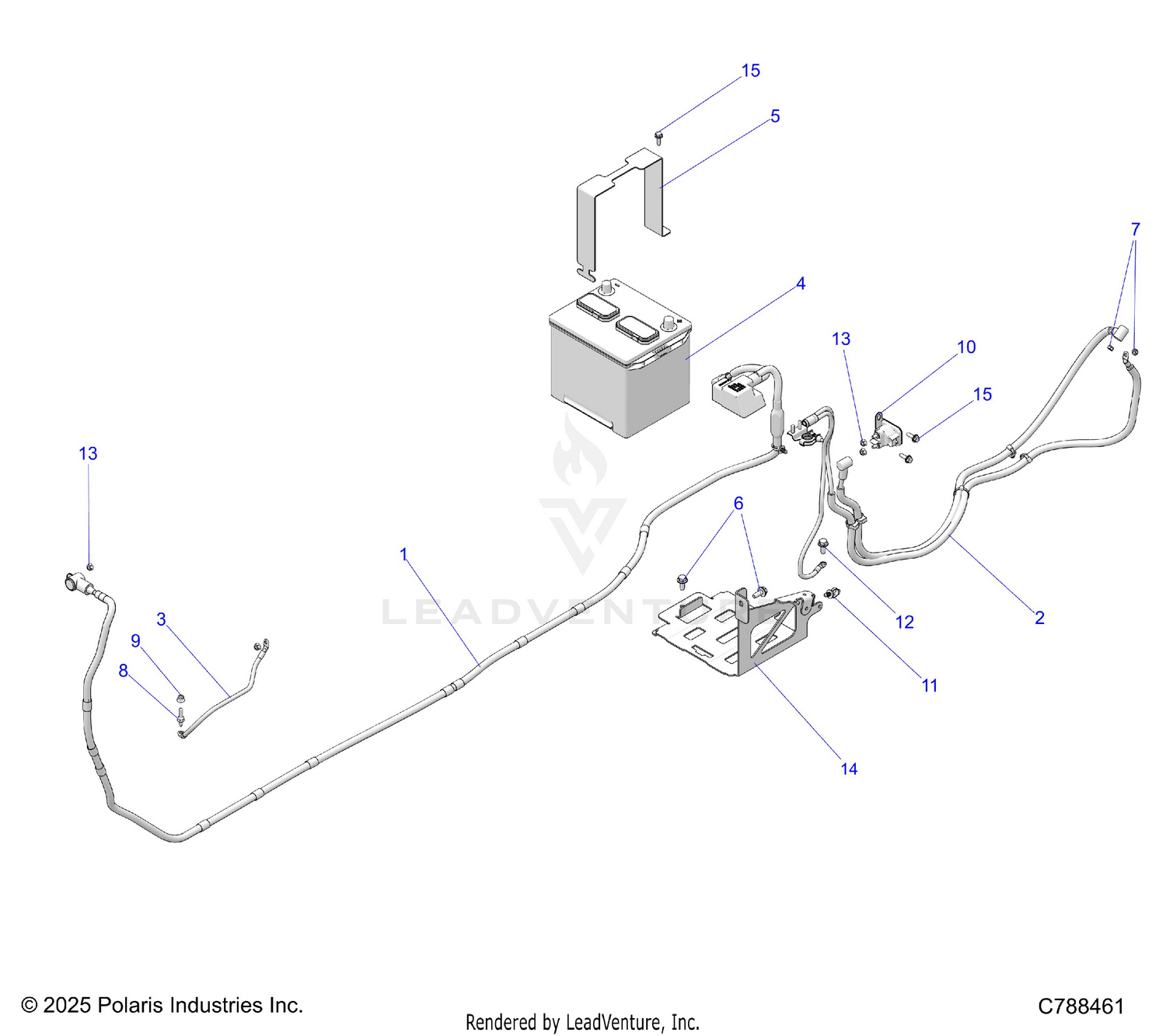 ELECTRICAL, BATTERY - R26RSF99AL (C788461)