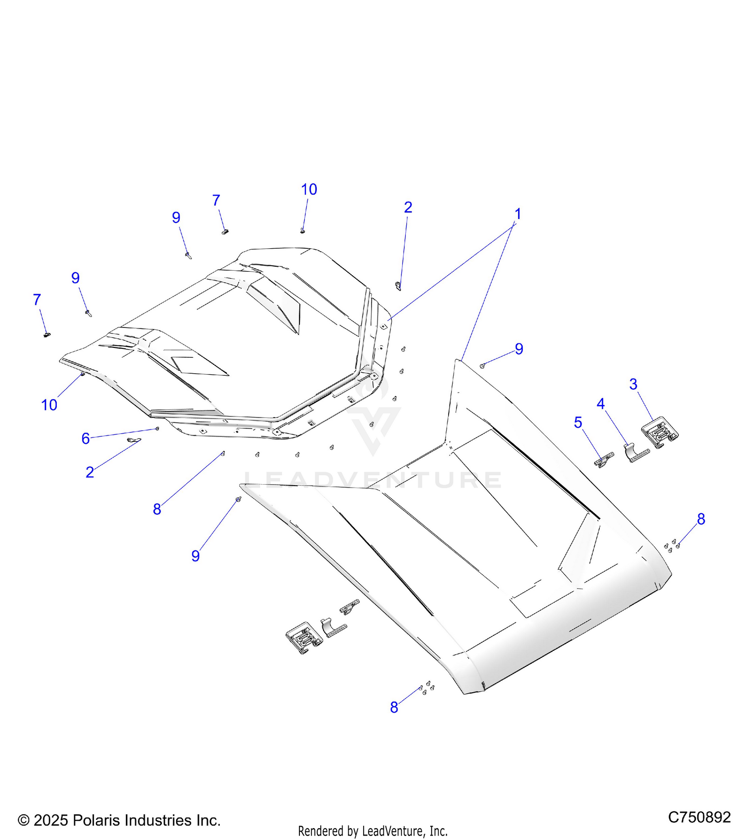 BODY, ROOF - Z26NMX99A4/B4/A6/B6 (C750892)