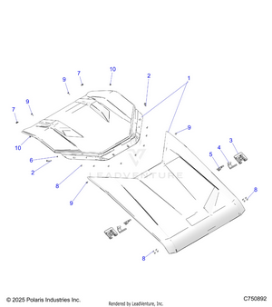 Body, Roof - Z25nmf99a4/a5/b4/b5 (c750892) Schematic