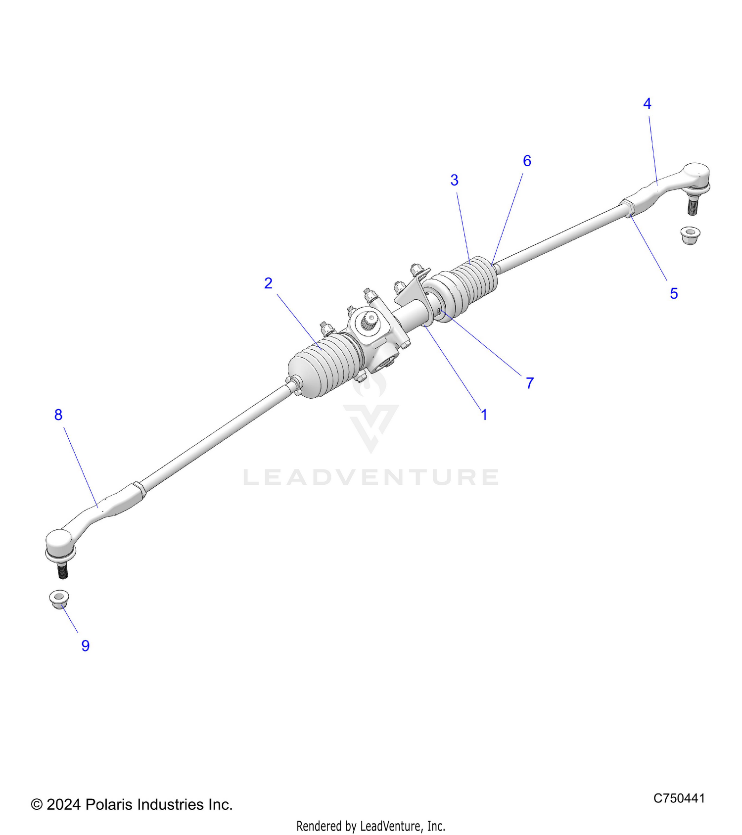 STEERING, GEAR BOX - Z26ASL99F5/C5/E5 (C750441)