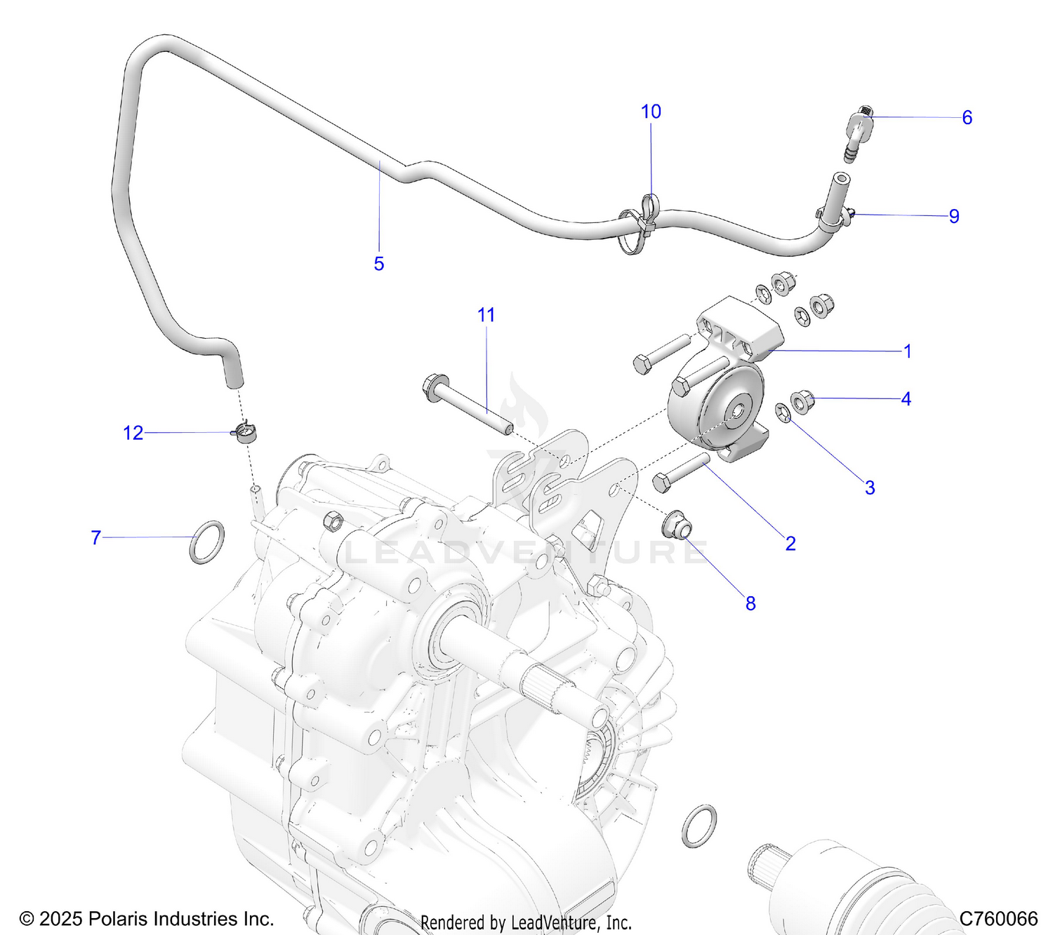 DRIVE TRAIN, MAIN GEARCASE MOUNTING - Z26NMY99A4/B4/A6/B6 (C760066)