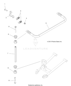 Suspension, Stabilizer Bar - A14zn8efp (49atvstabilizer14sp550) Schematic