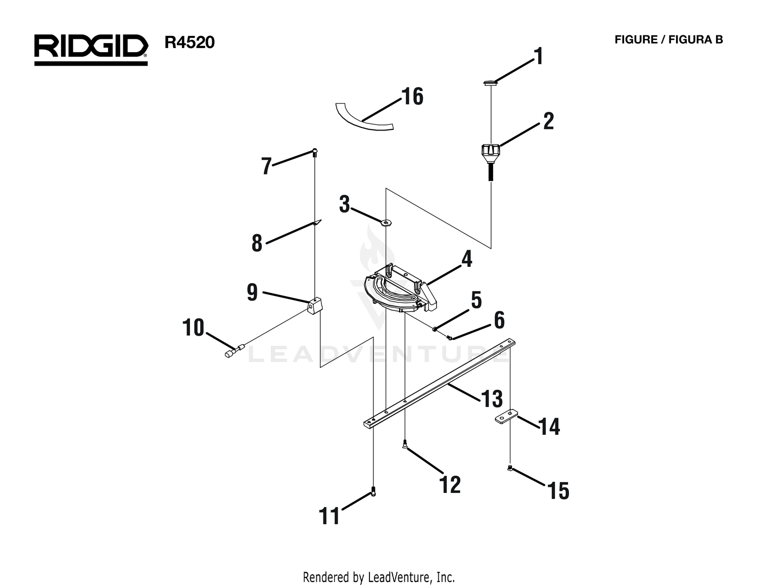 Ridgid R4512 10 Inch Table Saw Model Schematic Parts 59 Off 9807