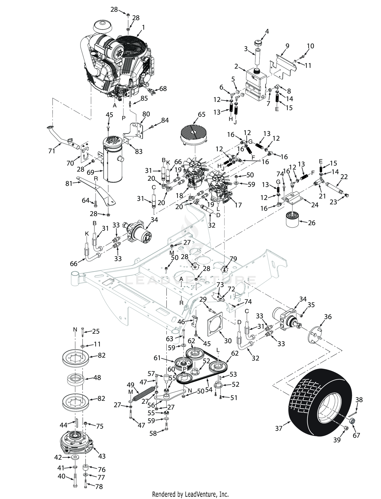 WS HYDRAULICS AND ENGINE COMPONENTS