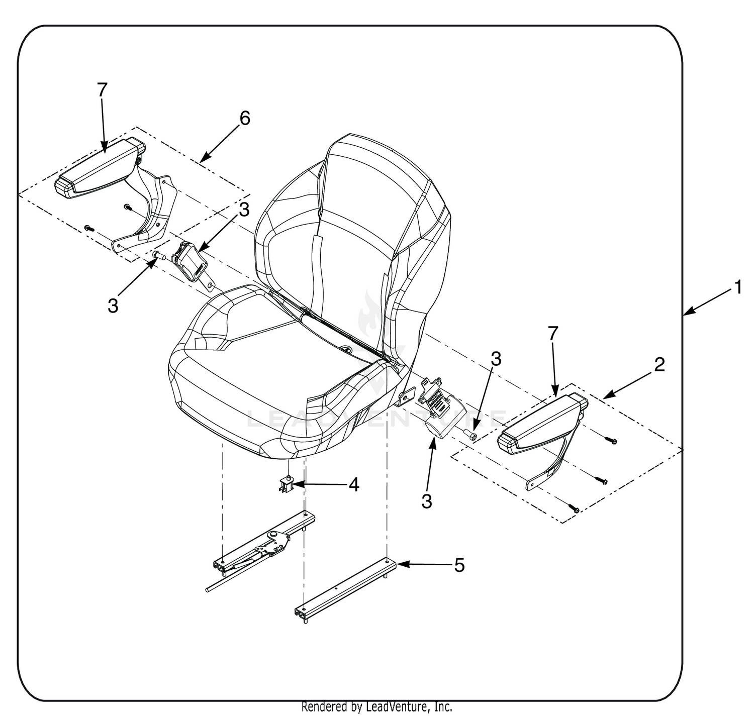 SCZII SEAT ASSEMBLY