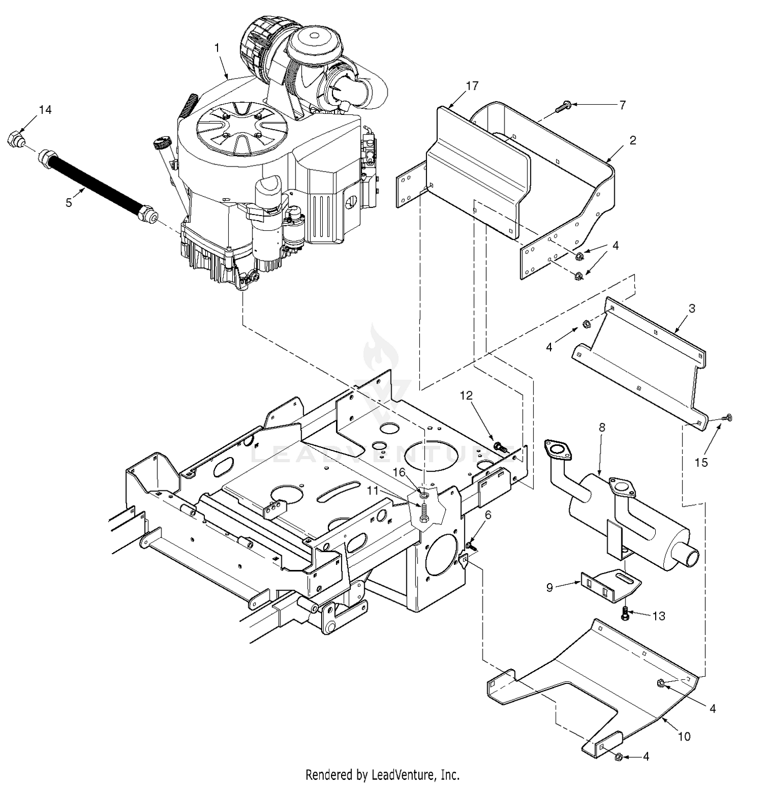 Engine & Attaching Parts
