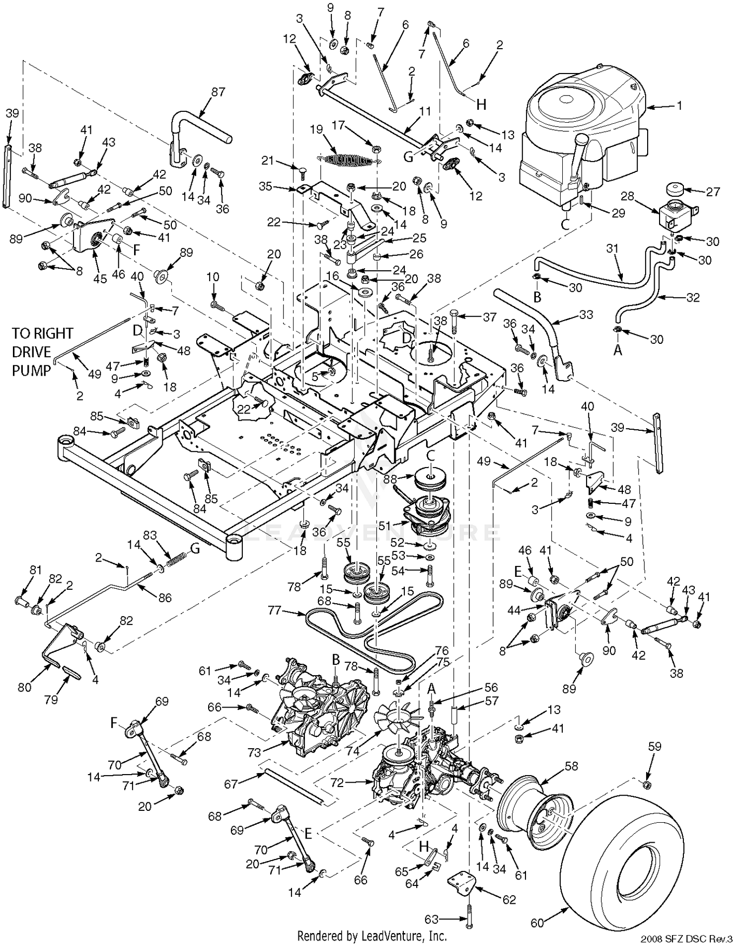 Drive System Components - SFZ48 & SFZ 52