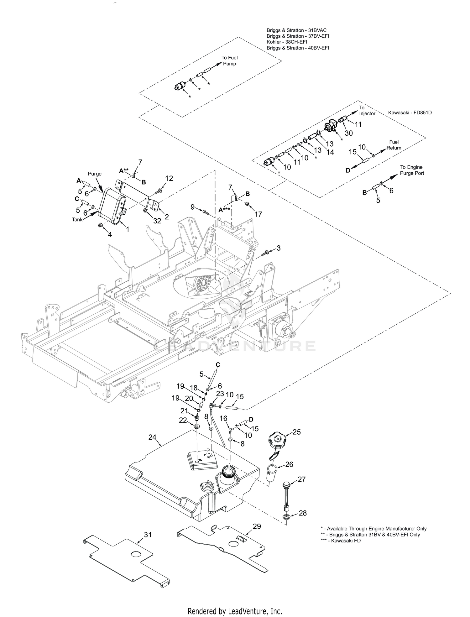 STTII FUEL SYSTEM - GASOLINE ENGINES