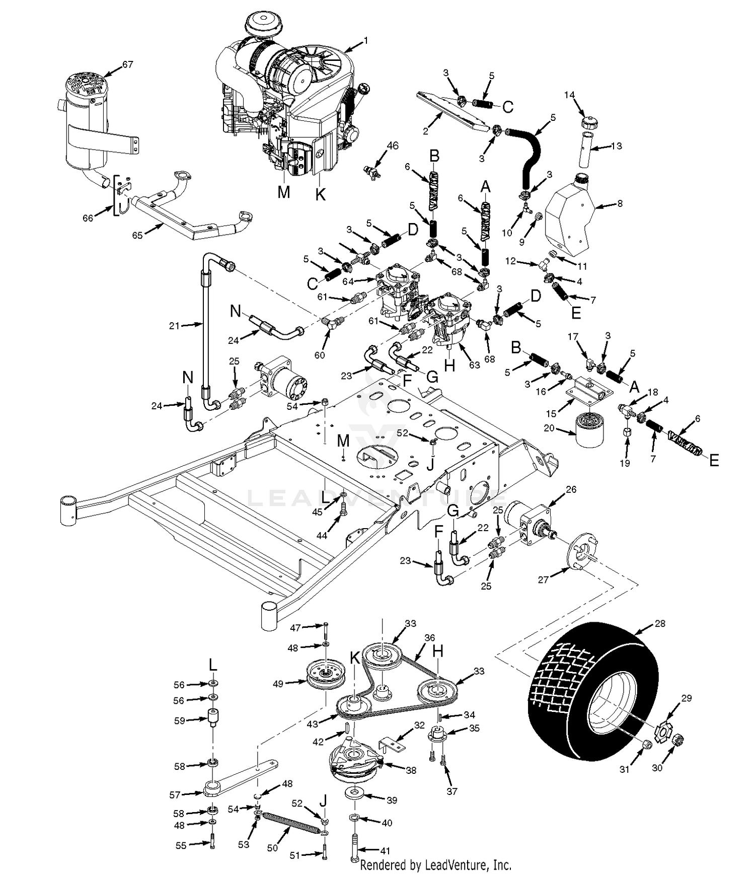 SVR-61V Hydraulics And Engine Components