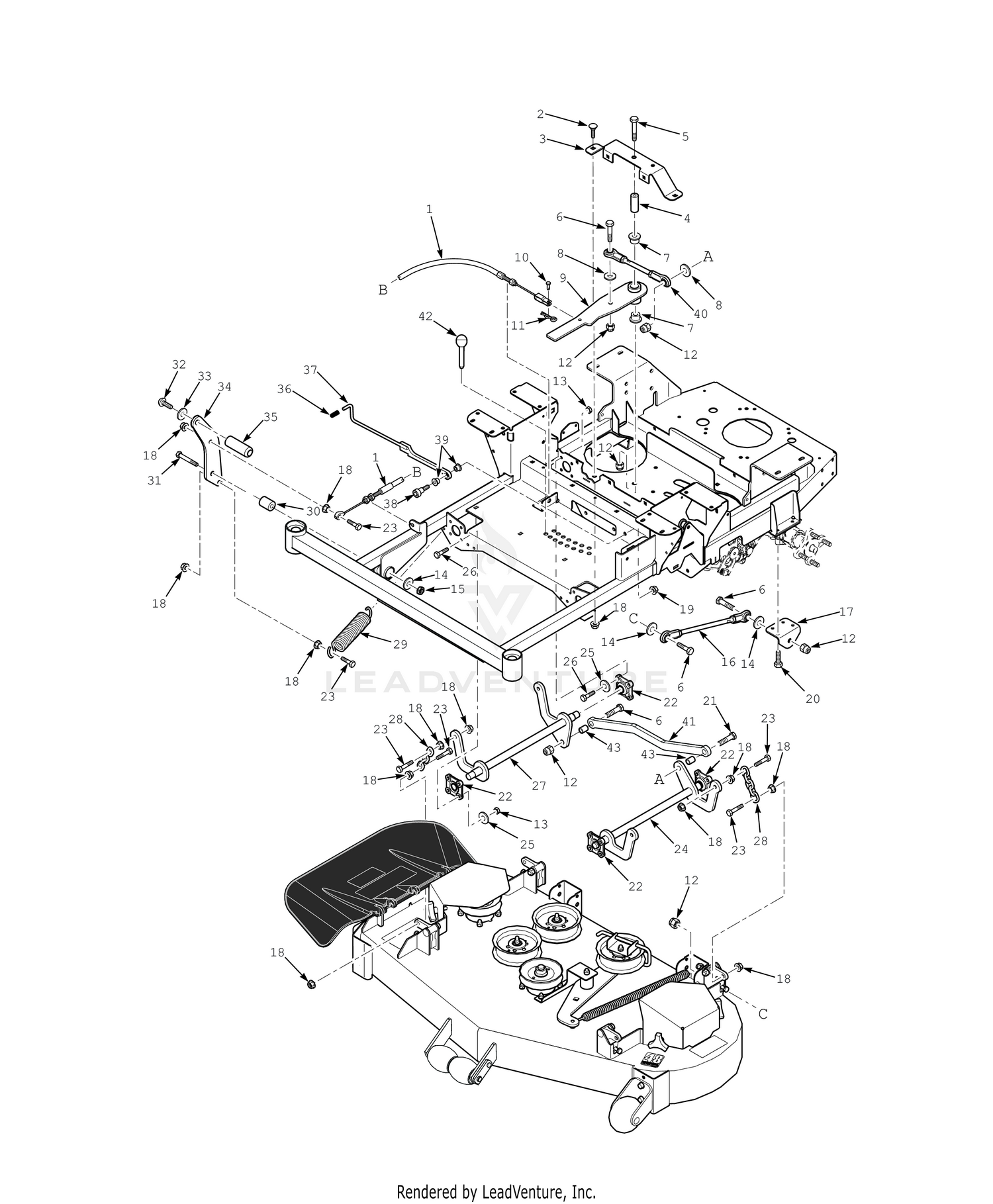 CUTTER DECK CONTROLS - SPZ52H