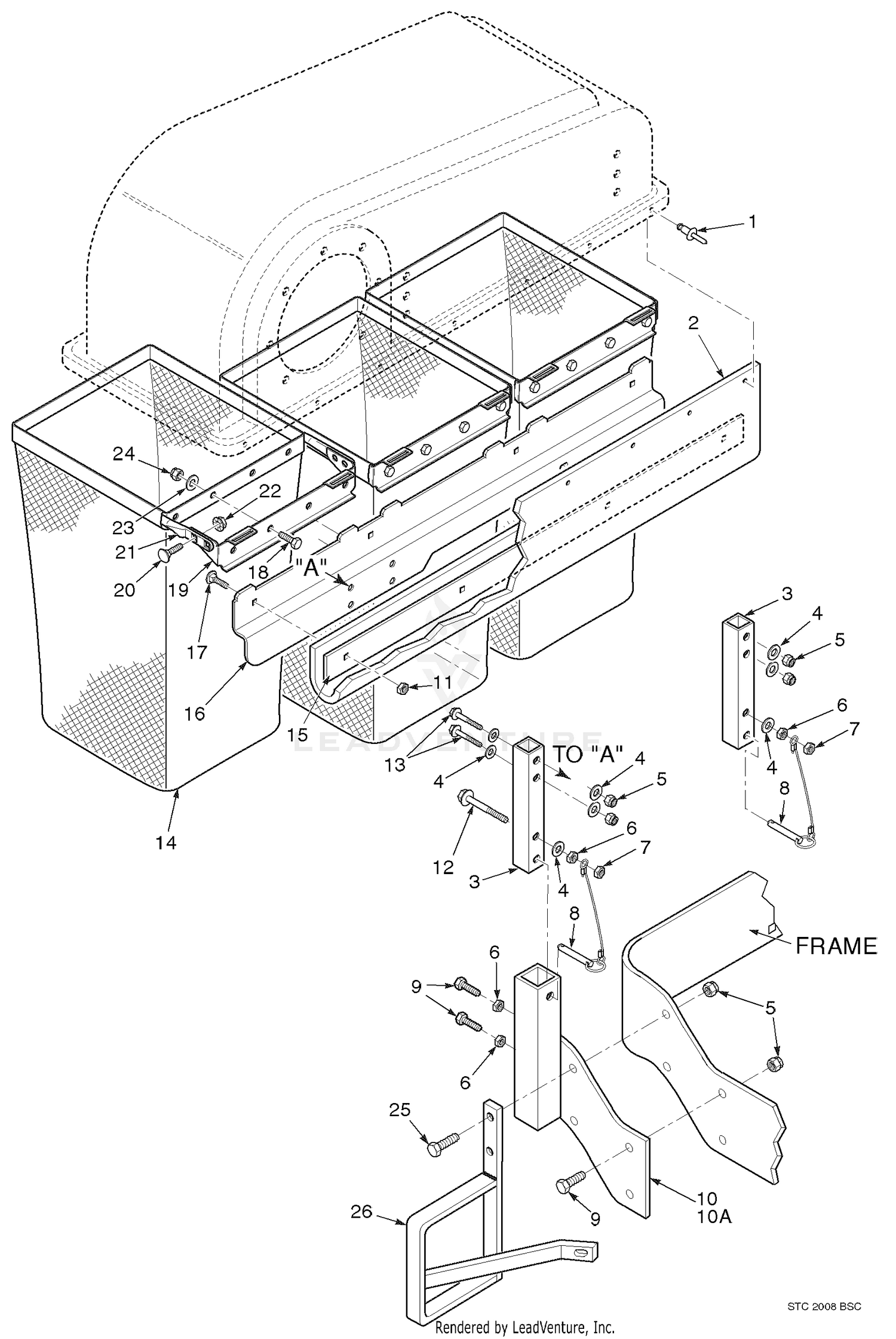 Bucket Support Components (Lower)