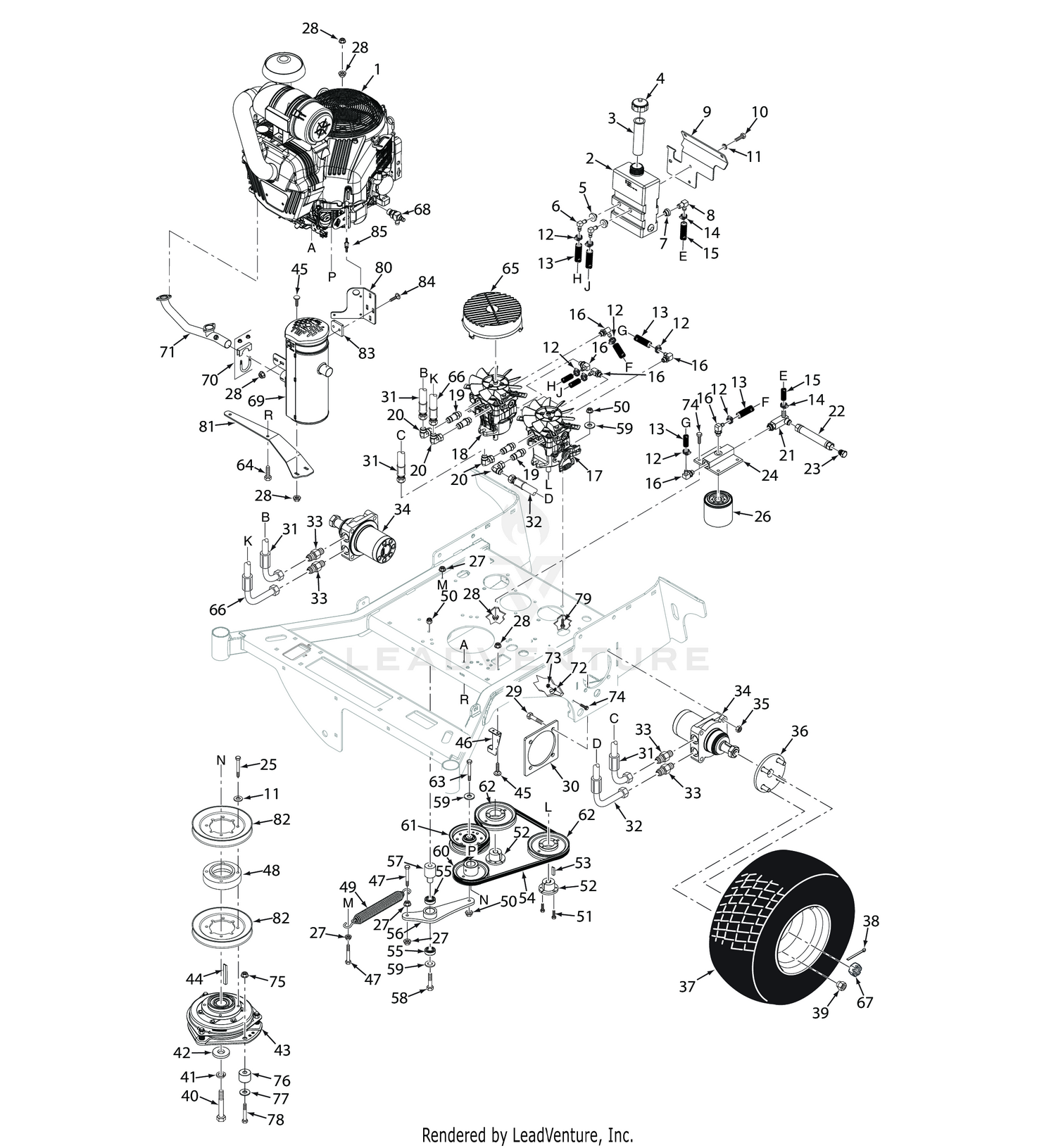 WS HYDRAULICS AND ENGINE COMPONENTS