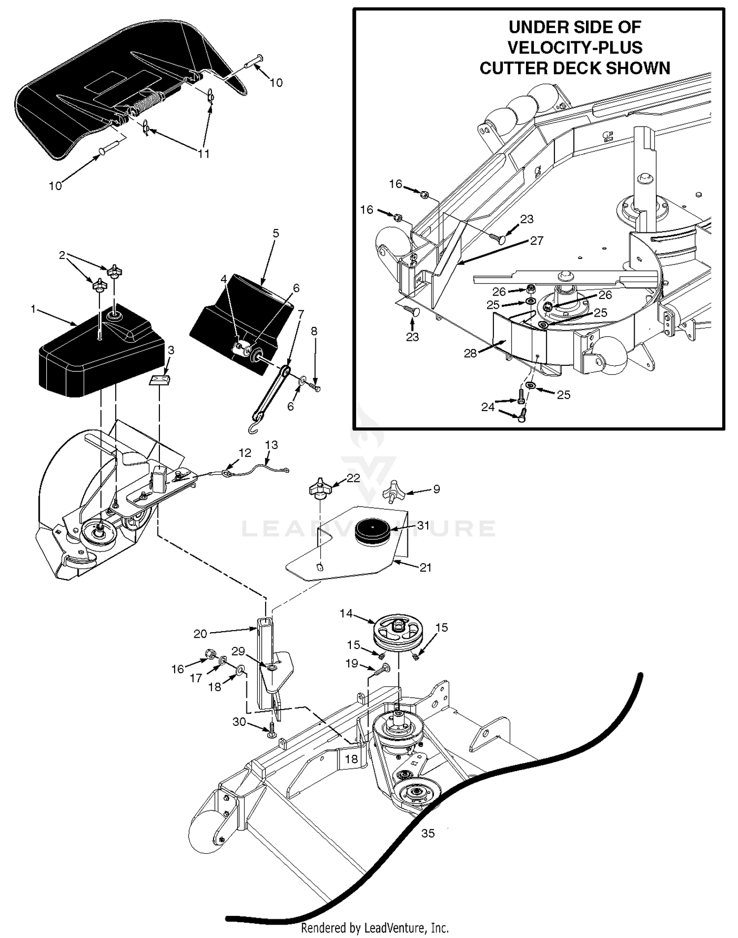 GC-STC-61V Blower Mounting Components