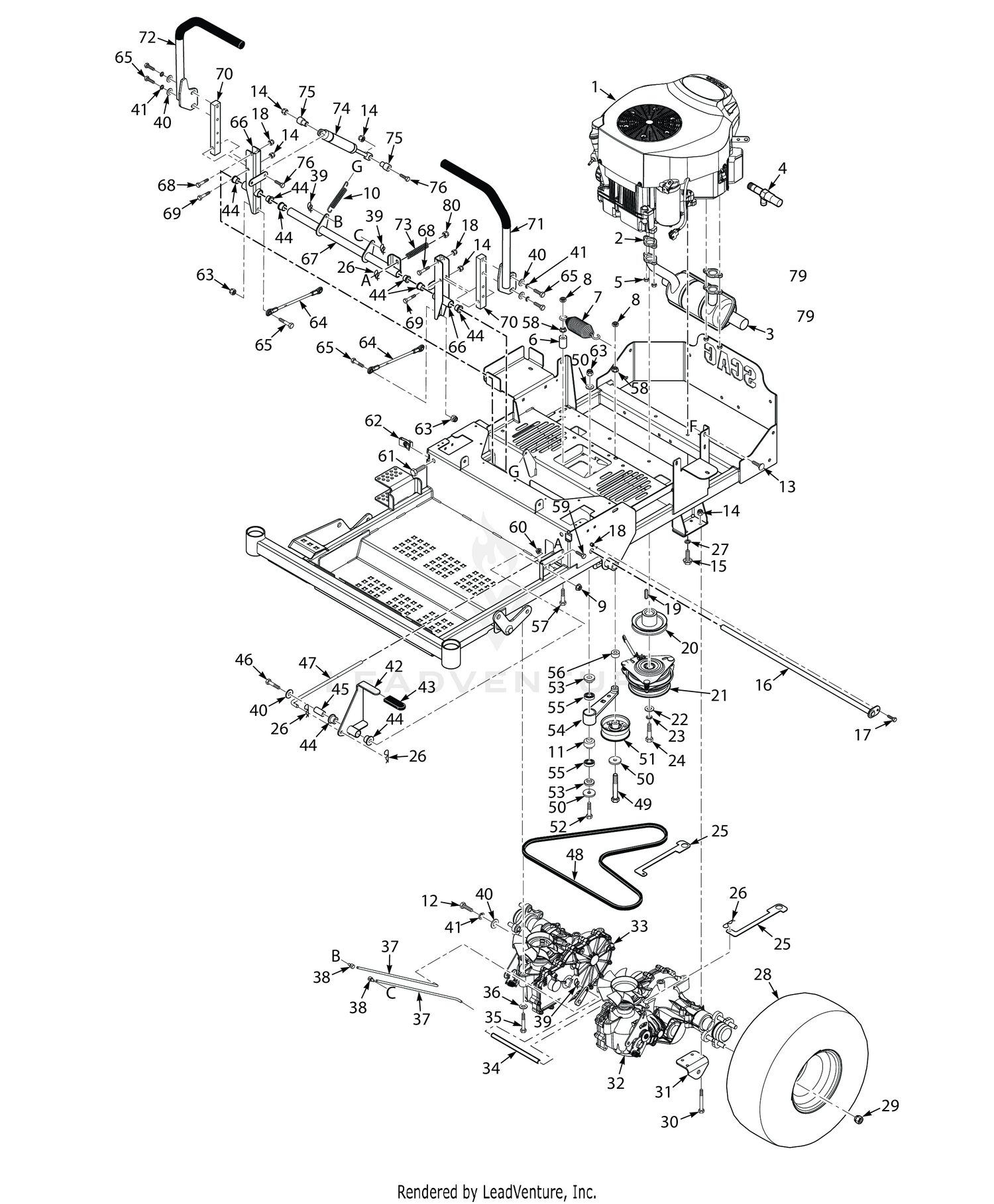 48H 52 & 61 DRIVE SYSTEM COMPONENTS