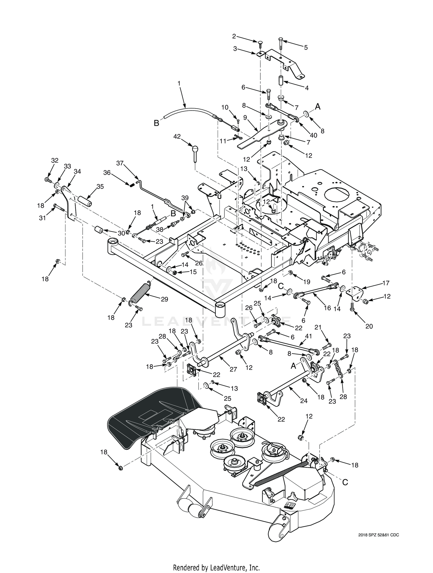 CUTTER DECK CONTROLS - SPZ52