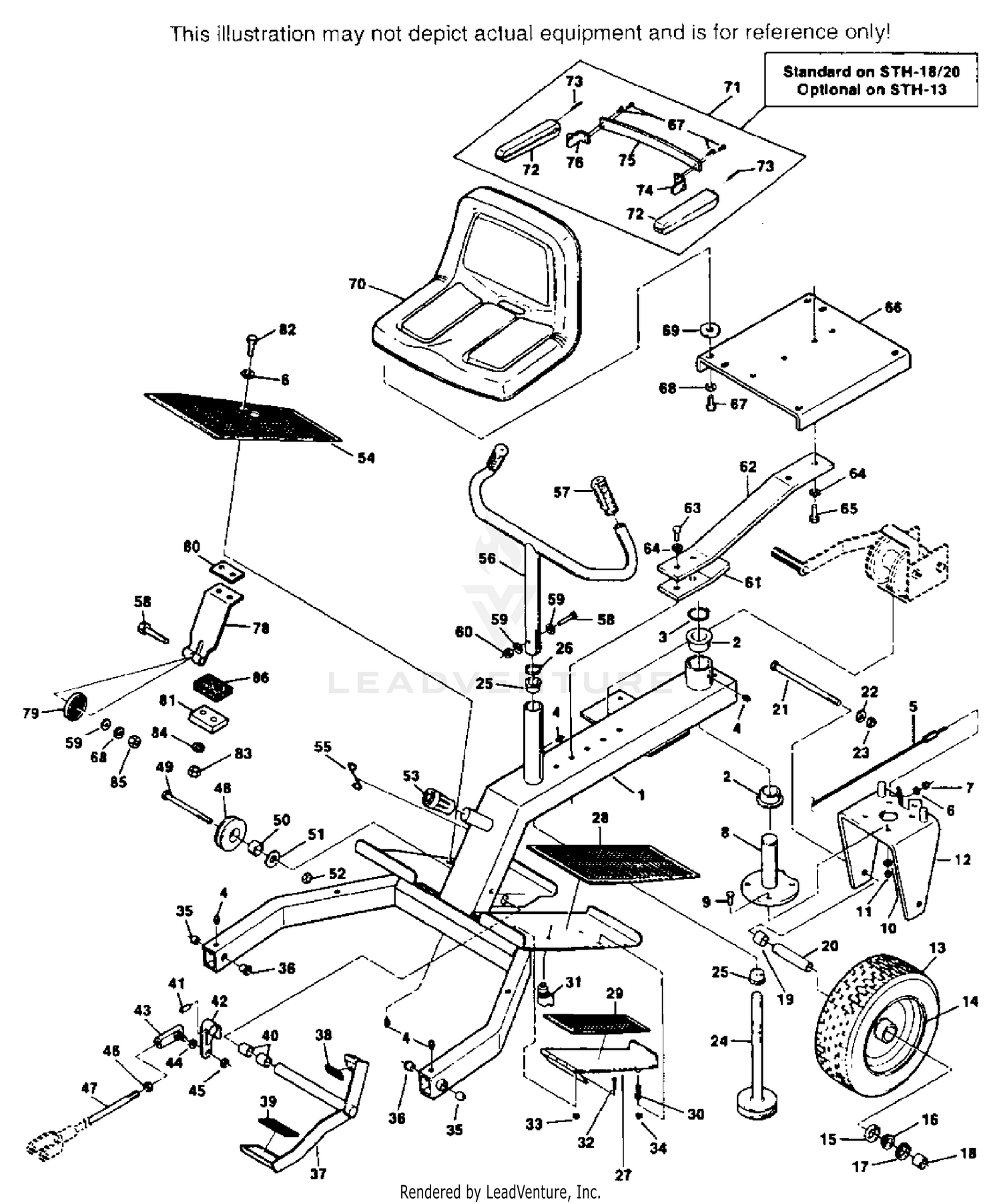 RIDER FRAME ASSEMBLY